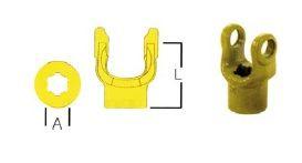 PULVERIZACION 314480 - HORQUILLA 18X47 UNI 221 21X25X5 Z06 L.65 MM