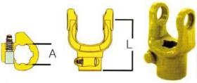 PULVERIZACION 314570 - HORQUILLA TRANSMISION  21X25X5 Z06 L. 65 UNI 221(18X47)