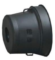 PULVERIZACION 314640 - PROTECTOR TRANSMISION Ø 240 NEGRO