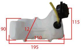 PULVERIZACION 78200520 - DEPOSITO HONDA GX-25