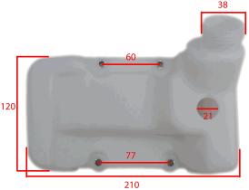 PULVERIZACION 78200684 - DEPOSITO  GASOLINA KAWASAKI TH-43, TH-48