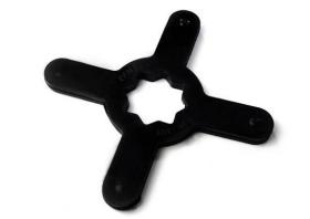PULVERIZACION RVE045N - CRUZ GOMA PELADORA ALMENDRAS Ø 175 MMX10