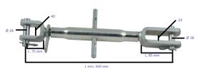 TENSOR LATERAL 501760 - TENSOR LATERAL L. 500 -650