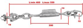 TENSOR LATERAL 502960 - TENSOR CADENA 3X1 SDF ROSCA 16X200