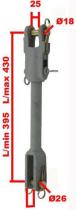 TENSOR LATERAL 504710 - TENSOR LATERAL FIJO IZQ. L. 395-430 PARA - 60CV