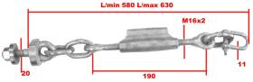 TENSOR LATERAL 508880 - TENSOR CADENA SDF 16X200