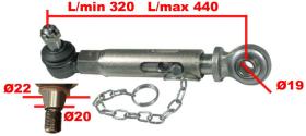 TENSOR LATERAL 509060 - ESTABILIZADOR LATERAL FIAT FRUTERO L 280-310 MM