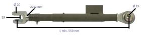 TENSOR LATERAL 510670 - TENSOR LATERAL AGCO L 550 MM Ø19