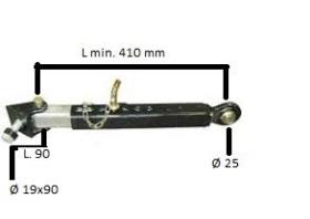TENSOR LATERAL 510683 - ESTABILIZADOR MF VALTRA Ø26 Ø20 DEC 545MM