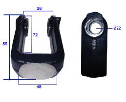 TENSOR LATERAL 510797 - HORQUILLA FUNDICION FIAT