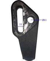 TENSOR LATERAL 510824 - HORQUILLA FUNDICION FIAT