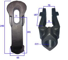 TENSOR LATERAL 510827 - HORQUILLA FUNDICION ROSCA 27 NEW HOLLAND T4.85- TIER 4A