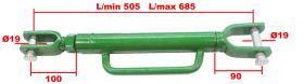 BRAZOS AJUST.-LAT. DE16389 - TENSOR LATERAL JHD SERIE 30-40-50 (505 MM CERRADO)