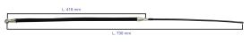 MOTORES LD LDA 139570095 - TUBO RETORNO COMBUSTIBLE 3LD510 3LD450 LT.730 L.415 MM