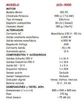 MOTORES LD LDA SCD9000 - GENERADOR DIESEL 6500W MONOFASICO 3LD510 A, ELECTRICO