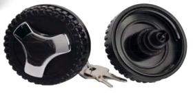 TAPONES 130050 - TAPON GAS OIL HEMBRA Ø80 PASO 6 CON LLAVE Y VALVULA CNH SDF