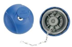 TAPONES 130230 - TAPON ADBLUE AZUL CON LLAVE AGCO Ø 60 SIN VALVULA