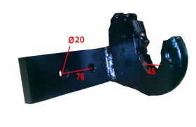 BRAZOS AJUST.-LAT. 502871-2 - PUNTA TIRO IZQ. JHD CARRARO CON ENG.RAPIDO 2º CAT.
