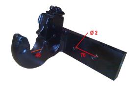 BRAZOS AJUST.-LAT. 502872-2 - PUNTA TIRO ( DERECHA ) JHD CARRARO CON ENG.RAPIDO 2º CAT,