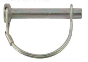 PASADORES VARIOS 501742 - PASADOR SEGURIDAD ABATIBLE Ø10 L70 MM.