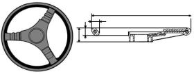 VOLANTES 602345 - VOLANTE 300 C/ POMO ( AUSA )