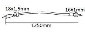 VOLANTES 623520 - CABLE CUENTA REVOLUCIONES SDF LT. 1250 MM 16X100 18X150