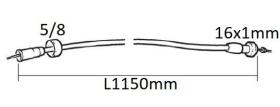 VOLANTES 623590 - CABLE CUENTA REVOLUCIONES SAME LAMBORGHINI LT. 1150 MM 16X10