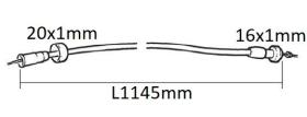 VOLANTES 623750 - CABLE CUENTA REVOLUCIONES BCS LT. 1145 MM 16X100 20X100