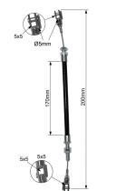 CABLES 000737799310 - CABLE ACELERADOR MANO SDF LT. 355 MM LF. 175 MM