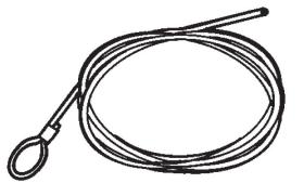 CABLE FRENO 606240 - CABLE FRENO CON CABEZA DE BUCLE LT. 2500 MM Ø3MM