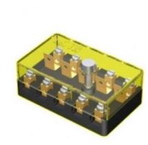 FUSIBLES 260205 - CAJA FUSIBLES 5 TERMINALES MODERNO