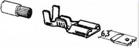 FUSIBLES 352060 - FASTON  HEMBRA 6.3