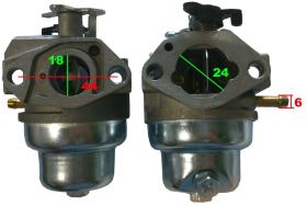 FUSIBLES 78008007 - CARBURADOR OHV GCV 160 GC160 GXV160 SIN GRIFO