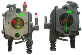 FUSIBLES 78008042 - CARBURADOR WALBRO MTS-40Z