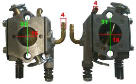 FUSIBLES 78008044 - CARBURADOR WALBRO MT-46Z