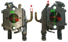 FUSIBLES 78008046 - CARBURADOR WALBRO MT-50Z