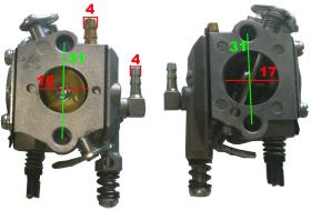 FUSIBLES 78008048 - CARBURADOR WALBRO MT54Z