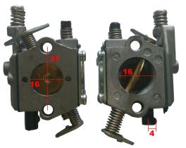 FUSIBLES 78008080 - CARBURADOR WALBRO STL 017, 018, 170, 180 .