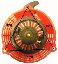 FUSIBLES 78011006 - ARRANQUE OHV  GC GCV 135 160 ROJO