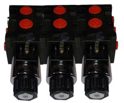 DISTRIBUIDORES 806373 - KIT 3 DESVIADORAS APILADAS Ø 3/8 12V
