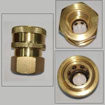ABRAZADERA 510513251165 - ENCHUFE RAPIDO HEMBRA LATON HIDROLIMPIADORA 180G 1/2