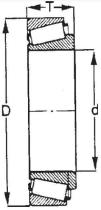 RODAMIENTOS 629250 - RODAMIENTO CONICO 20X42X15 ( 32004 )