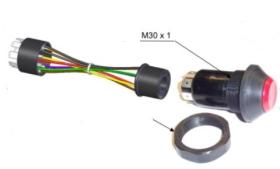 INTERRUPTOR 362474 - PULSADOR EMERGENCIA 7/8 PATILLAS  LAMBORGHINI 775V