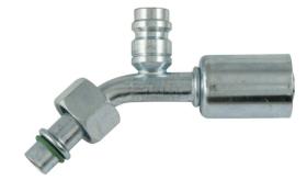 BOMBILLAS 051450 - RACOR H 5/8 18 UNF 2B CURBO 45º OR G6 CON VALVULA