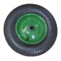 RUEDAS 400620 - RUEDA NEGRA CARRETILLA 4,00X8 CON RODAMIENTOS METALICA
