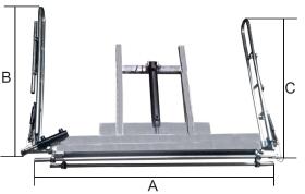 BARRAS HERBICIDA EDE120H120 - BARRA HERBICIDA 5 CILINDROS ELEVADOR CENTRAL 1430-5230