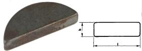 MOTORES HONDA 614910 - CHAVETA AMERICANA G5XA6,5 L. 15,72 Ø16