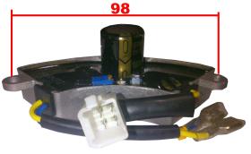 MOTORES HONDA 78007024 - AVR 2500 ALUMINIO MEDIA LUNA 250V 220MF.