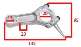 MOTORES HONDA 78014000 - BIELA (STD) OHV 110, 120