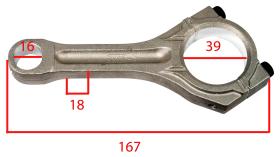 MOTORES HONDA 78014004 - BIELA (STD) OHV 620